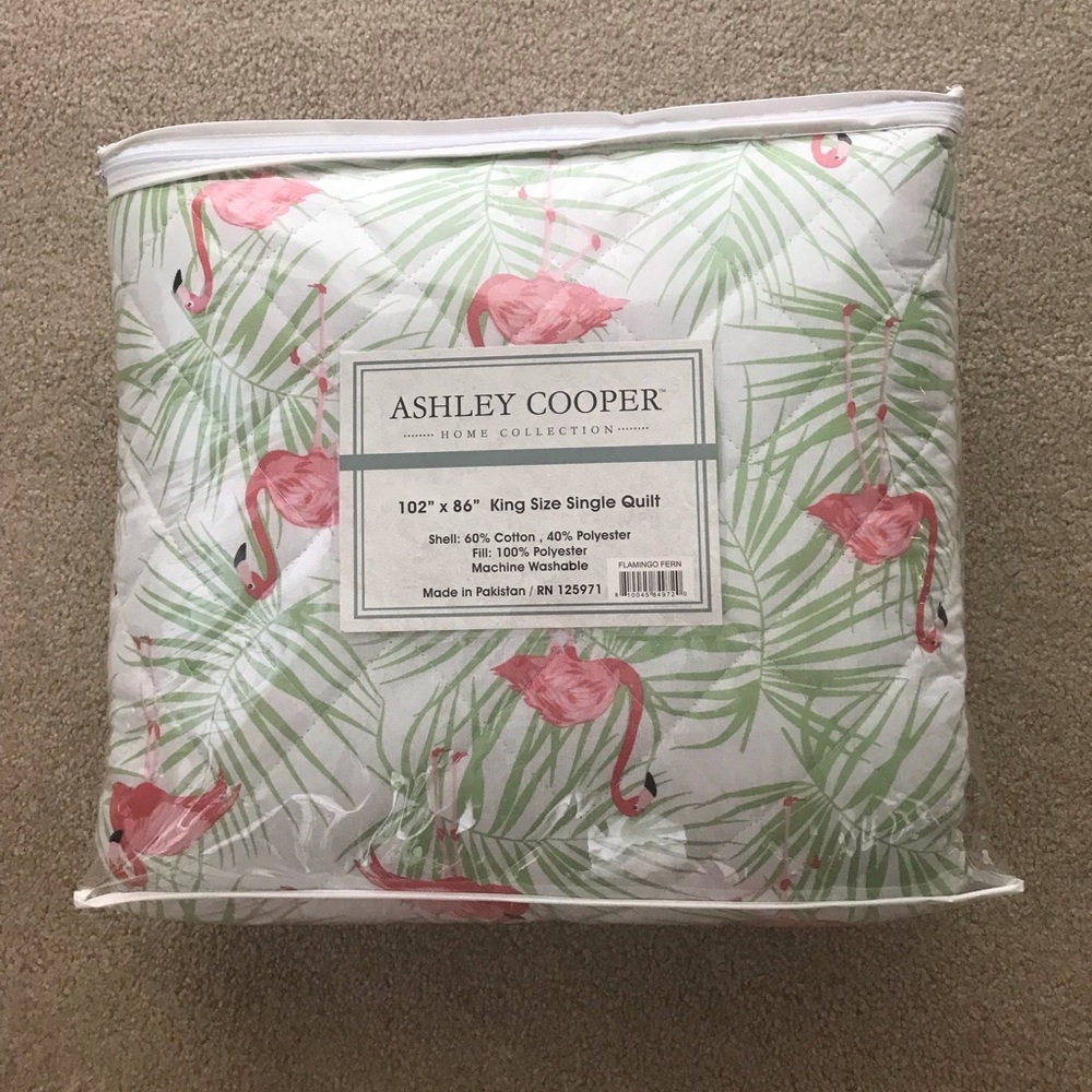 Flamingo King size Single Quilt